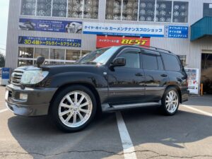 ランクル100にゴールドマン ギガンテスの22インチを装着